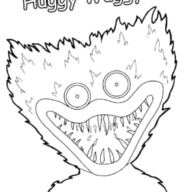 Huggy Wuggy Coloring Pages Printable for Free Download