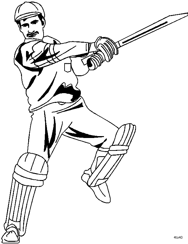 Cricket set game sketch icon Royalty Free Vector Image
