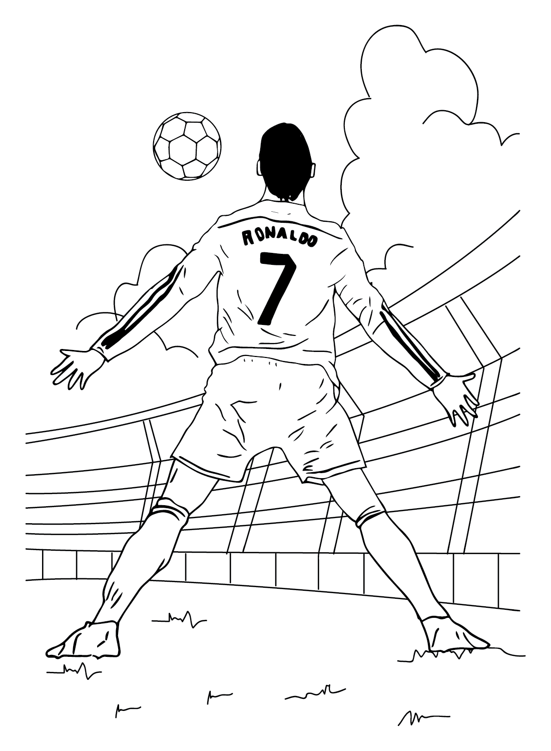 Cristiano Ronaldo Drawings Sketch With Pencil, Shadow, Portrait, CR7 Logo &  Jersey, ronaldo sketch HD phone wallpaper | Pxfuel