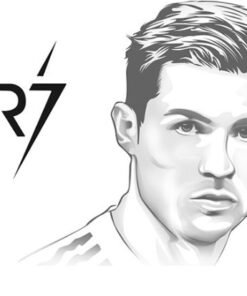 Cristiano Ronaldo Digital Print Printable Ronaldo Poster C Ronaldo