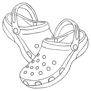 Crocs Coloring Pages Printable for Free Download