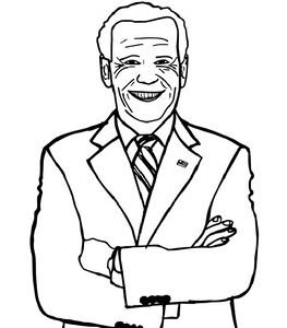 Joe Biden Coloring Pages Printable for Free Download