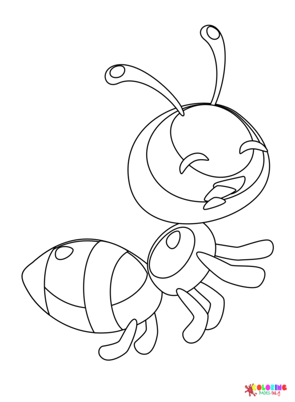 Ant Coloring Pages Printable for Free Download