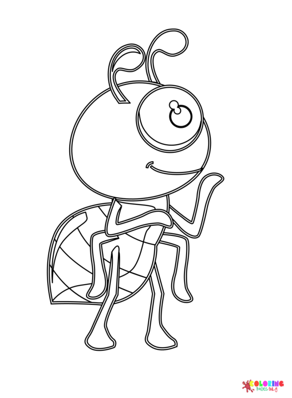 Ant Coloring Pages Printable for Free Download