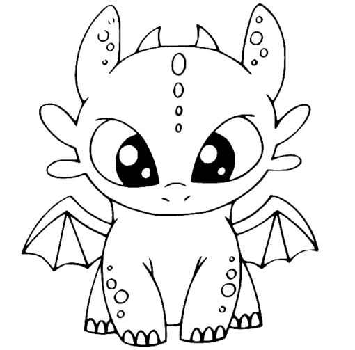 How to Train Your Dragon Coloring Pages Printable for Free Download