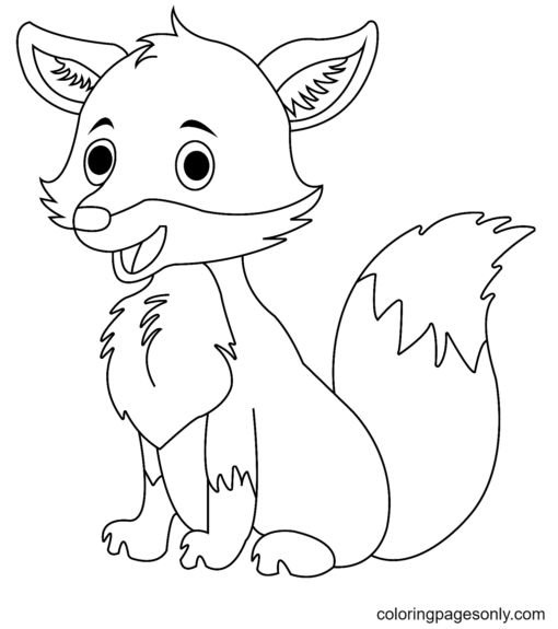 Fox Coloring Pages Printable for Free Download