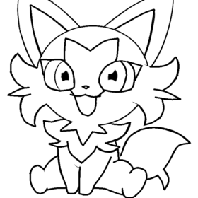 Sprigatito Coloring Pages Printable for Free Download