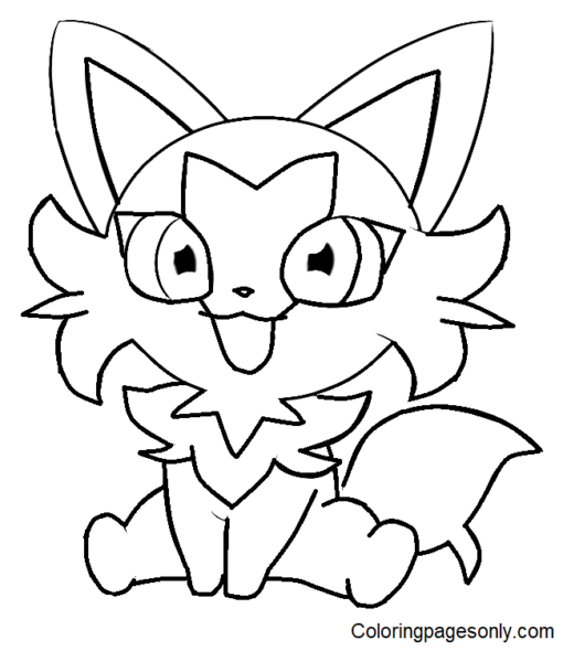 Sprigatito Coloring Pages Printable for Free Download