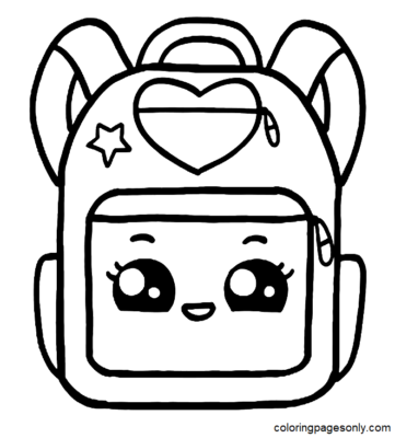 Backpack Coloring Pages Printable for Free Download