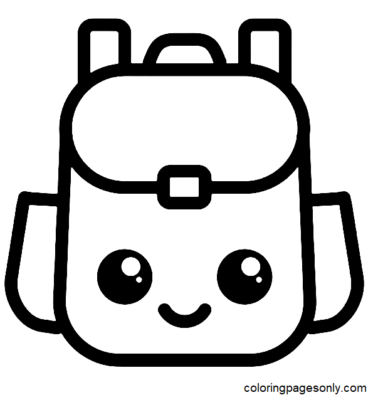 Backpack Coloring Pages Printable for Free Download