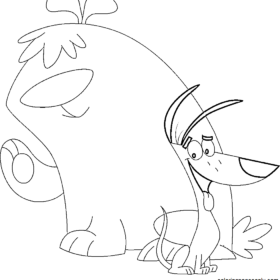 Cartoons Coloring Pages 