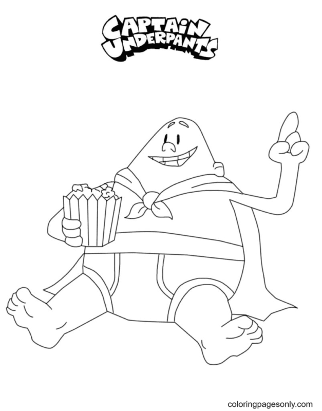 Captain Underpants Coloring Pages Printable For Free Download