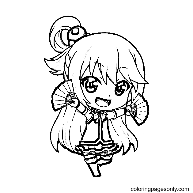 Konosuba Coloring Pages Printable for Free Download