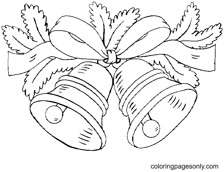 Christmas Bells Coloring Pages Printable for Free Download