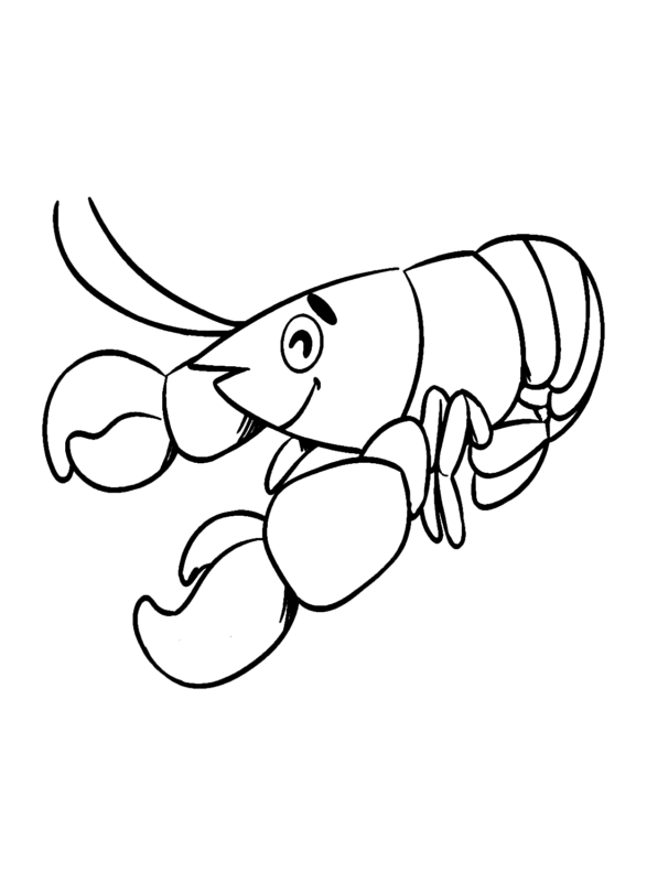 Crawfish Coloring Pages Printable for Free Download