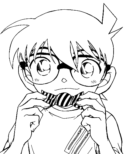 Detective Conan Coloring Pages Printable for Free Download