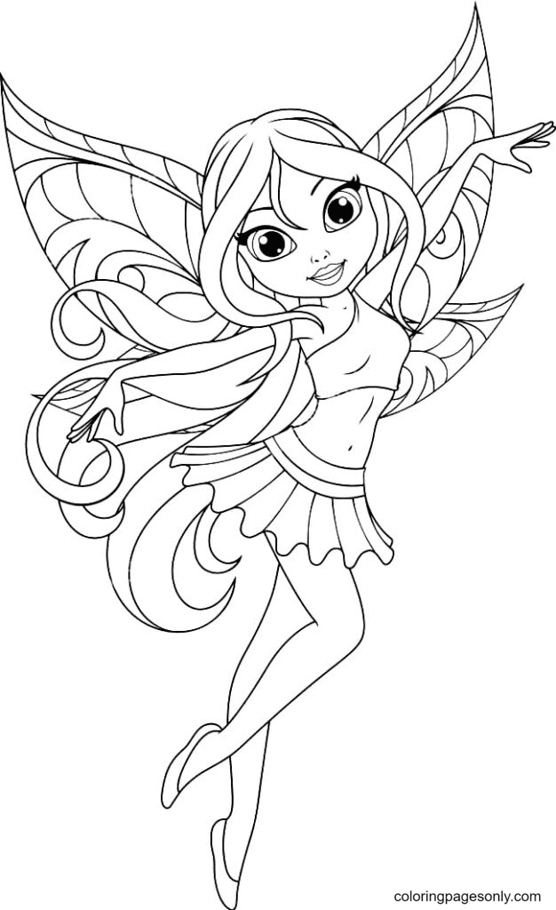 coloring pages of fairys