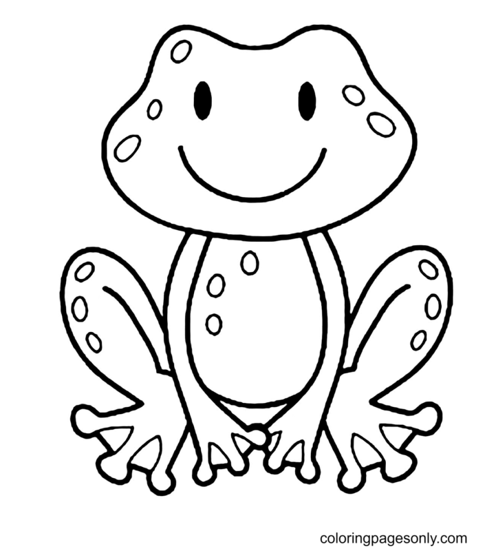 Frog Coloring Pages Printable for Free Download