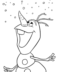 Olaf Coloring Pages Printable for Free Download