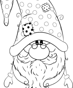 Gnome Coloring Pages Printable for Free Download