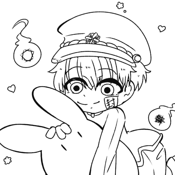 Toilet Bound Hanako-Kun Coloring Pages Printable for Free Download