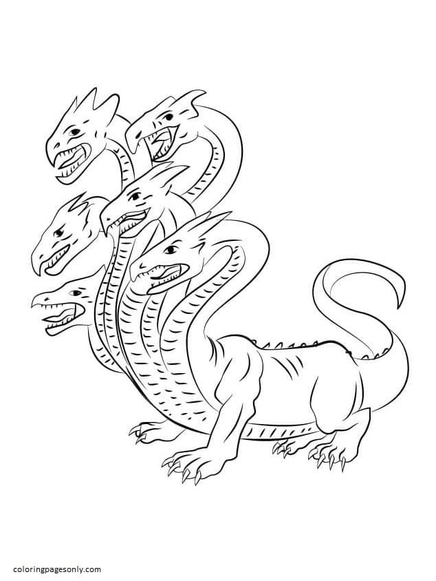 Hydra Coloring Pages Printable for Free Download