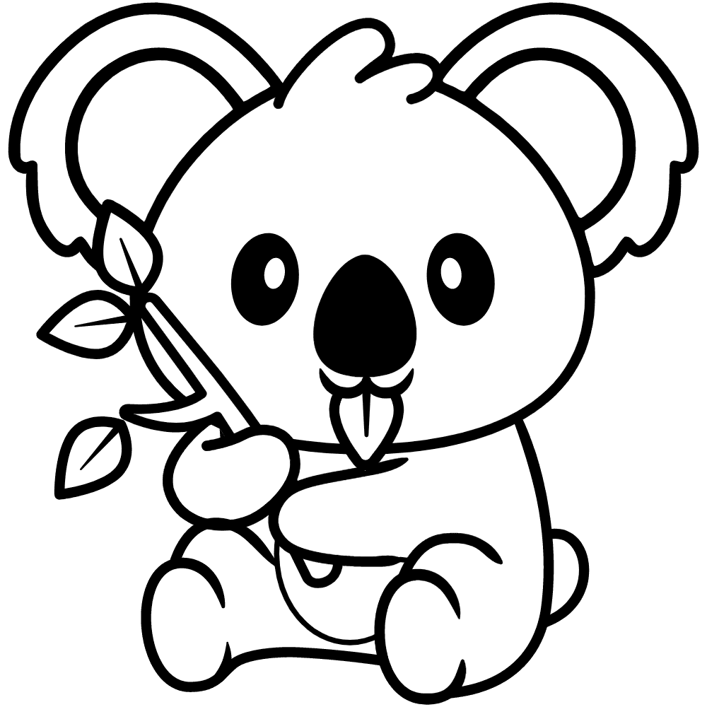 Koala Coloring Pages Printable for Free Download
