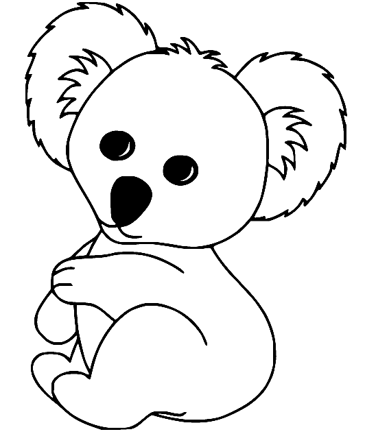 Koala Coloring Pages Printable for Free Download