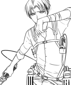 Levi Ackerman Coloring Pages Printable for Free Download