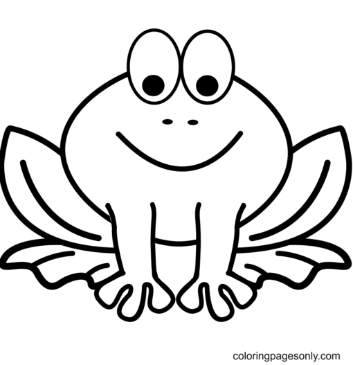 Frog Coloring Pages Printable for Free Download