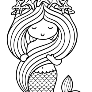 Coloring Books for Kids Ages 6 - 8: Mermaid Coloring Book, Super