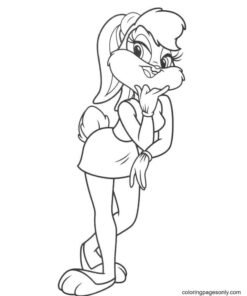 17+ Lola Bunny Coloring Pages