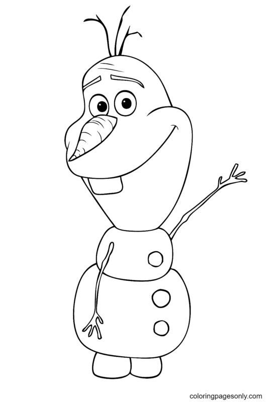 Olaf Coloring Pages Printable for Free Download