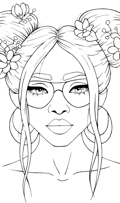 Teenage Girls Coloring Pages Printable for Free Download