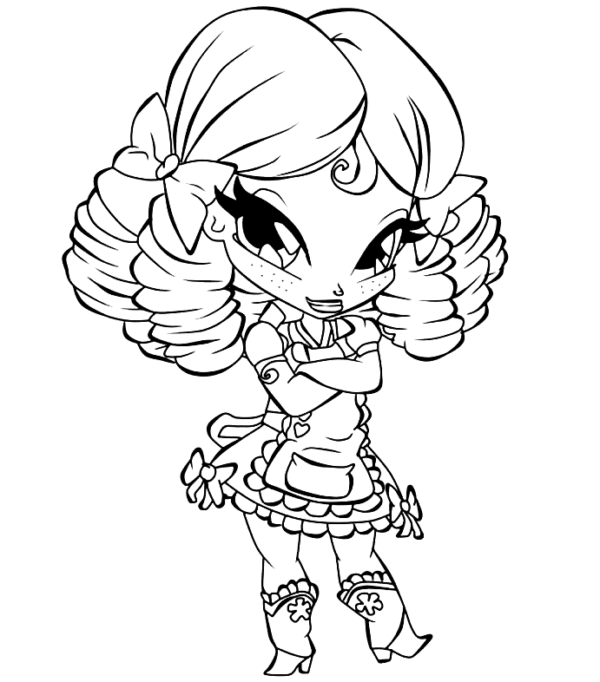 Pop Pixie Coloring Pages Printable for Free Download