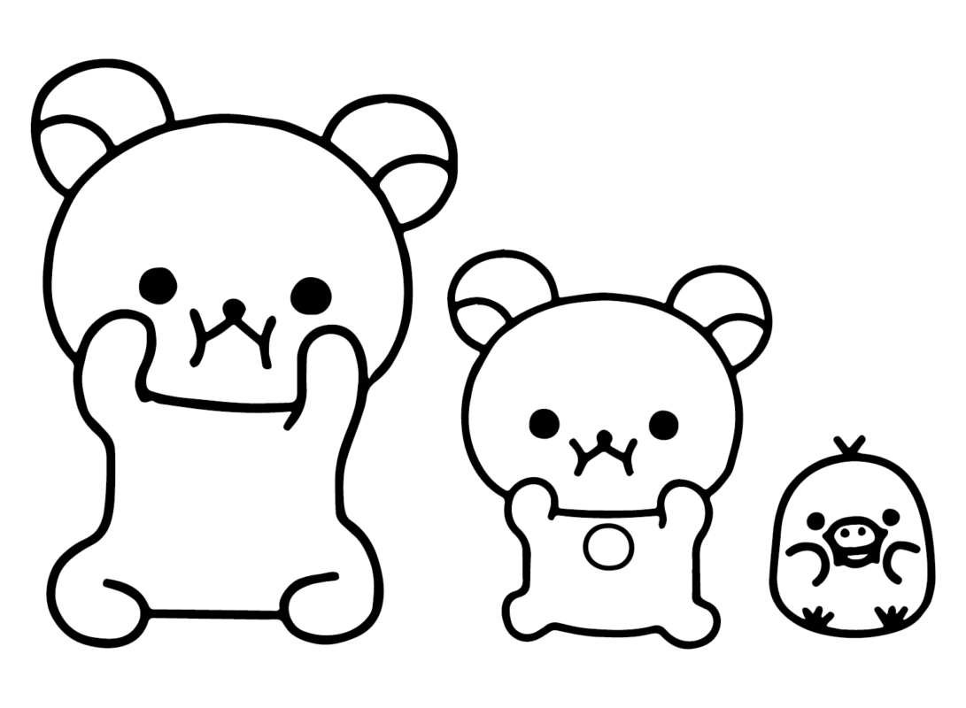 Rilakkuma Coloring Pages Printable For Free Download