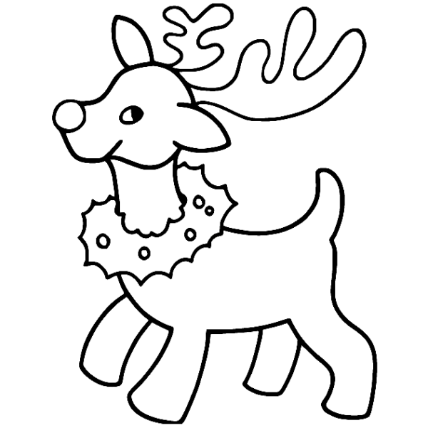 Rudolph Coloring Pages Printable for Free Download