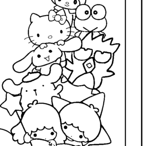 Sanrio Characters Coloring Pages Printable for Free Download