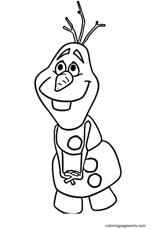 Olaf Coloring Pages Printable for Free Download