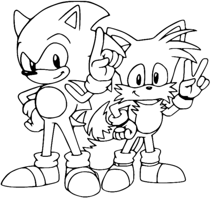 Tails Coloring Pages Printable for Free Download