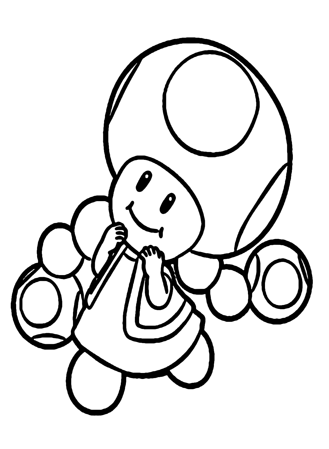 toad and toadette coloring pages