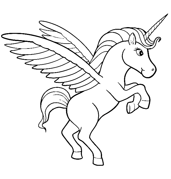 Unicorn Coloring Pages Printable for Free Download