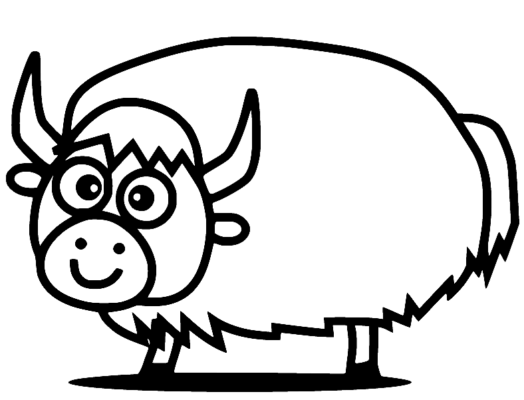 Yak Coloring Pages Printable for Free Download