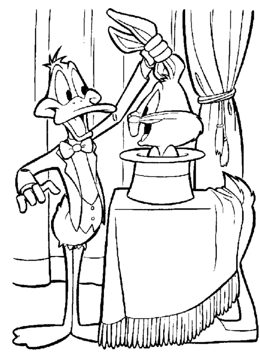 Daffy Duck Coloring Pages Printable for Free Download