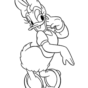 baby daisy duck coloring pages