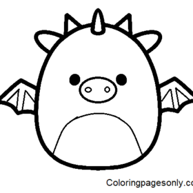 Squishmallow Coloring Pages Printable for Free Download