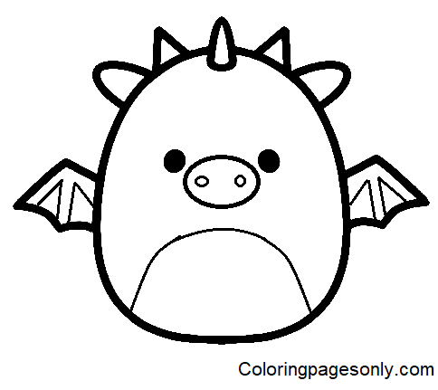 Squishmallow Coloring Pages Printable for Free Download