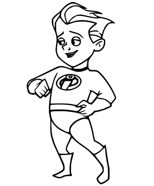 The Incredibles Coloring Pages Printable for Free Download