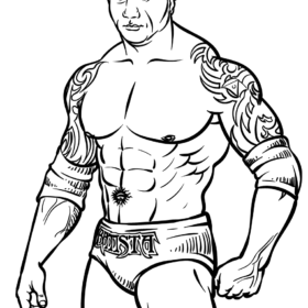 WWE Coloring Pages Printable for Free Download