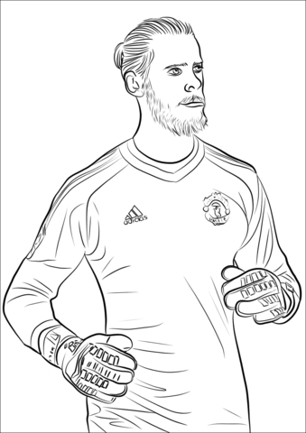 Soccer Players Coloring Pages Printable for Free Download